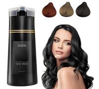 Champú Para TeñIr El Cabello A Base De Hierbas, Tinte Para El Cabello 3 En 1, Tinte Para El Cabello De Cobertura Total, Suave, No Irritante, Nutre El Cabello, Unisex, Todo Tipo De Cabello