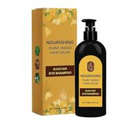 Champú para teñir el cabello, aplicación casera sin esfuerzo, 100 g, champú para teñir el cabello negro, fórmula y cómoda, de larga duración, para mujeres, hombres, padre, madre, abuelo, abuela