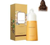 Champú Para Teñir El Cabello Con Pétalos De Rosa, Cubre Las Canas, Champú Para Teñir El Cabello De Forma Natural Y Duradera, Suave Y No Irritante, Para Hombres Y Mujere (Coffee)
