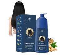 Champú para tinte capilar Qiweitang, Champú para tinte capilar Qiweitang, Crema colorante negra y suave para cabello, Cubre canas, Larga duración para mujeres y hombres (Coffee)