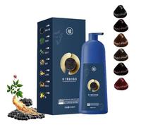 Champú para tinte capilar Qiweitang, Nueva crema colorante vegetal Zhihuashi 2025, Tinte capilar con proteína de caviar, Tinte capilar natural estilo coreano, 6 colores disponibles (05#)