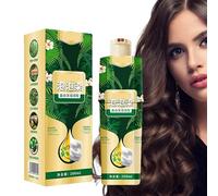 Champú Para Tinte De Pelo, 200ml Con Burbujas Vegetales, Semi-Permanente Para Canas, Cabello Rápido Natural Orgánico Para Hombres Y Mujeres
