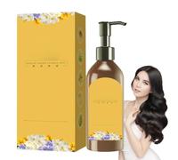 Champú para tinte floral para el cabello a base de plantas - Fórmula de fragancia de dosis única | Color de cabello natural de larga duración para mujeres, hombres y ancianos | Champú y de acció