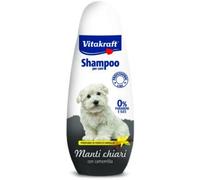 Champú perro blanco 250 ml VITAKRAFT - limpieza y cuidado del pelaje