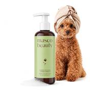 Champú Perro Piel Sensible Masco Beauty - Pistacho & Avena Natural, Shampoo Perro Hipoalergénico Sin Tóxicos, Champu Perros Ingredientes Naturales Made in Spain - 250ml