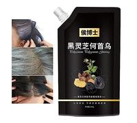 Champú Polygonum Multiflorum | Grey Reverse Polygonum Champú para el crecimiento del cabello 240 ml - He Shou Wu Hair Darkening, champú de limpieza profunda para cabello gris, hombre, mujer