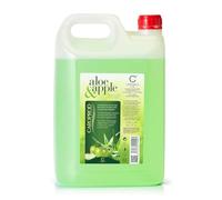 Champú Profesional Aloe & Apple 5000 ml - Hidratación y Frescor para Todo Tipo de Cabello | Uso en Peluquería | Fórmula Suave con Aloe Vera y Manzana Verde | Carobels