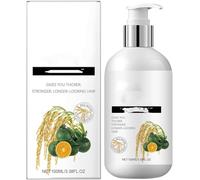 Champú Regenerador Capilar de Agua de Arroz, Champú Regenerador Capilar con Biotina, Para la Caída y el Adelgazamiento del Cabello, Cabello Fuerte y Renovador, Para Hombres y Mujeres