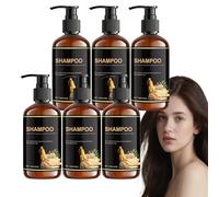 Champú regulador de aceite y cuidado con romero y ginseng. Champú de limpieza profunda, fortalecedor y espesante para cabello graso, seco y débil. Uso diario suave