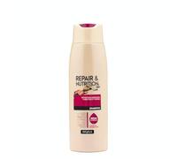 Champú Repair & Nutrition cabello seco y dañado con 8 agentes reparadores 400 ml. Deliplus