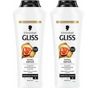 Champú Reparador Schwarzkopf Gliss 400 ml - Marca: Schwarzkopf - EAN: 8410436456920 (Paquete de 2)