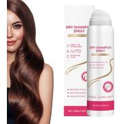 Champú seco - Champú seco tonos oscuros | Sin spray 100 ml | Spray Volumizante portátil con ingredientes de humedad y reparación, control de frizz, peinado sencillo, sin lavado