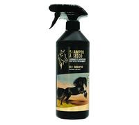 Champú seco natural y vegetal para caballos, no requiere agua ni enjuague, para una limpieza rápida y eficaz, adecuado para todo tipo de pelaje, línea 101 (750 ml)