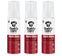 Champú seco sin Agua Buddycare para Perros (200 ml x3) | Champú de Cereza Negra para Perros con Piel Sensible