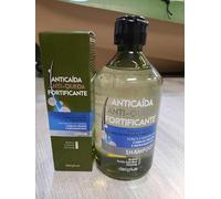 Champú+Serum Anticaida Fortificante Deliplus con ginseng, biotina, ácido salicílico y caf-eína [Pack Bote 400 ml + Bote 100 ml]