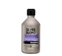 Champú Silver Blond cabello rubio, decolorado y grises, neutraliza los tonos amarillentos con extracto de magnolia Bote 400 ml Pack 2