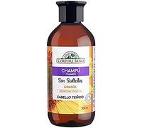 Corpore Sano Champú para cabello teñido sin sulfatos con girasol 300 ml