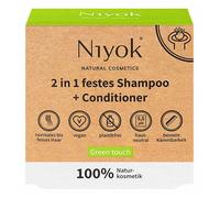 Champú sólido 2 en 1 + acondicionador - Toque verde 80 g