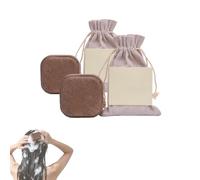 Champú sólido con hierbas naturales, barra de champú Polygonum Multiflorum, alivia el picor del cuero cabelludo, da volumen y controla la grasa - Champú sólido para hombres y mujeres (2Pcs)