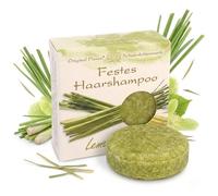 Champú sólido con leche de oveja, 58 g de hierba de limón, champú para el cabello sólido en caja de papel con ventana, con manteca de cacao, extracto de miel, extracto de algas y vitamina B5 Pro - sin