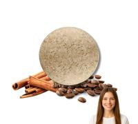 Champú Sólido en Barra Cafeína y Canela | Shampoo Anticaída Natural y Fortalecedor | Estimula el Crecimiento, Aporta Volumen y Energía | Sin Sulfatos, Vegano, Artesanal y Zero Waste - 65 g