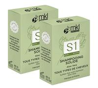 Champú sólido MKL Green Nature con aloe vera para cabello normal (65 g, paquete de 2)