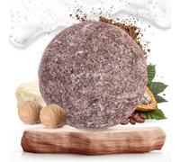 Champú Sólido Natural con Cacao y Karité para Cabello Seco y Dañado, 65 g | Champú nutritivo y reparador para cabello seco, teñido o dañado, con cacao y manteca de karité para suavidad e hidratación