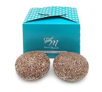 Champú sólido para cabello dañado, seco o fino - 100% natural - Con manteca de cacao - Aporta volumen, suavidad y brillo - No engrasa - Hecho en España - Pack 2 ud
