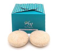 Champú sólido para cabello rizado - 100% natural - Con aceite de almendra y avena - Para pelo rizo, seco o encrespado - Define y nutre el rizo - Hecho en España (Pack 2 ud)