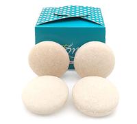 Champú sólido para cabello seco o quebradizo - 100% natural - Aporta suavidad y rutrición al cabello - Previene puntas abiertas - Hecho en España - Pack 4 ud