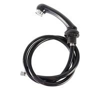 Champú tazón grifo rociador con manguera de mano para peluquería Babershop negro