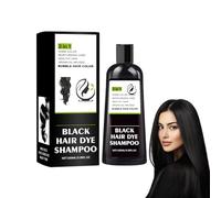 Champú Tintante Negro de Larga Duración, Hair Dye Shampoo, Fórmula Intensiva con Pigmentos Naturales, Nutrición Profunda para Cabello Brillante, Aplicación Suave para Todo Tipo de Cabello