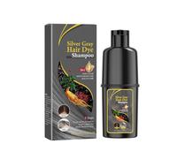 Champú Tinte Color Gris Plateado Para El Cabello, Cubre Y Revitaliza Las Canas, Neutraliza Los Reflejos Amarillos, Para Un Look Moderno De Color Gris Plateado Vibrante