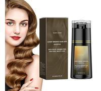 Champú Tinte,Hair Dye Shampoo,Champu Tinte Canas Mujer,Champu Colorante,Hair Color Shampoo,Champú Color Tinte Pelo Barba Champu Canas Instantáneo,Cubre Canas,marrón claro