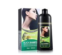 Champú Tinte Negro Natural Orgánico Rápido 500ml - Mágico Para Teñir y Oscurecer el Cabello Al Instante Para Hombres y Mujeres