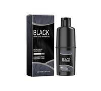 Champú Tinte Negro, Protección De Color Duradera, Cobertura Completa De Canas, Revitaliza Y Reaviva El Cabello, Fácil De Enjuagar, Para Tono Negro Intenso Y Luminoso
