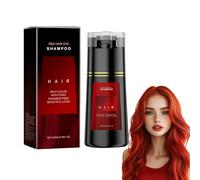 Champú Tinte Rojo con Tecnología de Fijación Prolongada, Hair Dye Shampoo, Pigmentos Naturales para Color Vibrante, Hidratación Profunda para Cabello Sedoso, 200ml