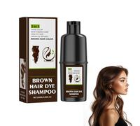Champú Tintóreo Natural para Cabello Castaño Brillante, Hair Dye Shampoo, Refuerza la Cutícula & Mantiene Tonos Cálidos, Coloración Suave, Nutrición Profunda & Prevención de Decoloración