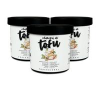 Champú Vegano de Tofu 3 x 330 ml | Shampoo Solido Sin Parabenos con Nutrientes y Proteína Vegetal