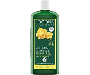 Champú Volumen de Cerveza & Miel Bio, aporta al Pelo Fino un Volumen de ensueño, fortalece y aporta Riqueza, Acabado Brillante, con extractos de Plantas Bio, de LOGONA cosmética Natural