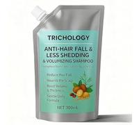 Champú voluminizador anticaída y anticaída, fortalece las raíces, fórmula botánica, aporta grosor y brillo, suave para hombres y mujeres, 300 ml