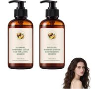 Champú Voluminizador con Aceite de Batana, Romero y Jengibre, Fortalecedor para la Caída del Cabello, Nutritivo Profundo, Voluminizador y Fortalecedor de Raíces
