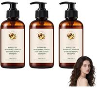 Champú Voluminizador con Aceite de Batana, Romero y Jengibre, Fortalecedor para la Caída del Cabello, Nutritivo Profundo, Voluminizador y Fortalecedor de Raíces