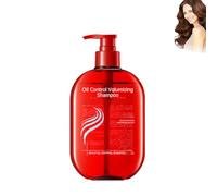 Champú Voluminizador Control de Grasa, Champú de Limpieza Profunda, Control de Grasa Anticaspa, Suaviza el Encrespamiento, Para un Cabello Más Fuerte, Suave y Brillante (1PCS)