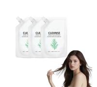 Champú voluminizador de romero para cuero cabelludo graso - Champú espesante con aminoácidos de romero para cabello fino - Mezcla espesante para fortalecer el cabello y reducir la caída (3 Cajas)