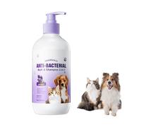 Champú y acondicionador para Perros | con Aroma a Lavanda | con Lavanda 2en1, Ingredientes Naturales y Veganos | Fórmula Suave para Perros y Cachorros 500ml
