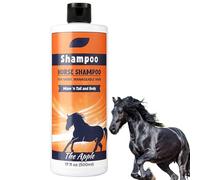Champú y bálsamo para caballos - Champú nutritivo | Delicado detergente para mane y cola de caballo | Hidratante, fragante, adecuado para todas las razas, 500 ml, elimina los olores y protege el manto