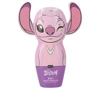 Champú y gel de ducha Disney Stitch 3D (algodón de azúcar), para mujeres, adolescentes y niñas como regalo para niños, Sence Pink Vegan Beauty (1 x 300 ml)
