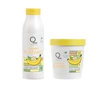 Champú y Mascarilla de Plátano Fruit Revolution, 95% Ingredientes de Origen Natural, 400 ml + 300 ml