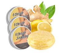 Champús jabonosos naturales de origen vegetal para un cabello suave, limpio, hidratado y reparado. Disponible en tres tamaños: sésamo negro, arroz y jengibre (paquete de 3).